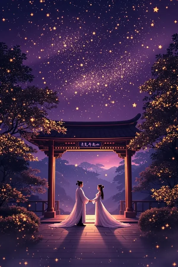 月满西楼 - 飞天影院 月满西楼电影海报——月下西楼凭栏远眺的女子