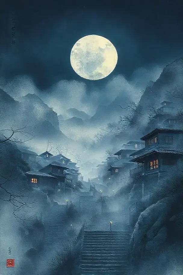 雾都往事 - 飞天影院 雾都往事剧集海报——浓雾中的山城老街